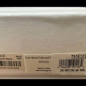 Vera Wang Wedding Love Knots Cake Knife & Trowel Set